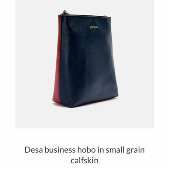 NWOT Desa Business Hobo In Small Grain Calfskin- Bag - Picture 4 of 4